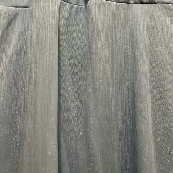 Altar’d State Midi High-Low Light Blue Glitter/Shimmer Dress, size S - Picture 4 of 7